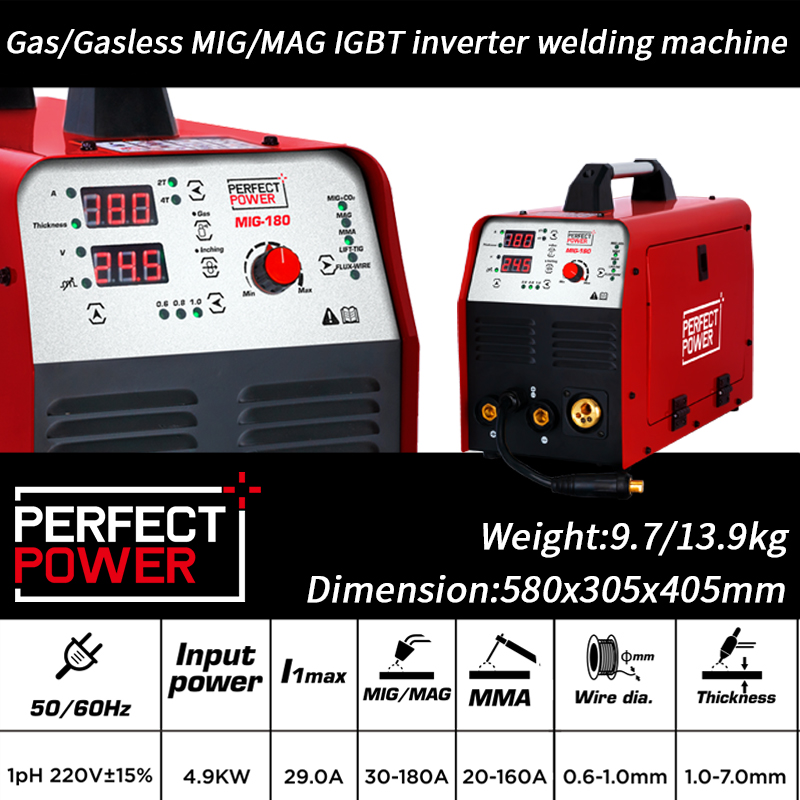 180A MIG-180 4-in-1 Multi-Process MIG Welding Machine